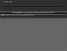 Tablet Screenshot of moxz.com